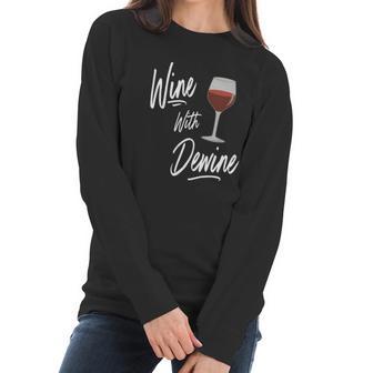 Wine With Dewine Drinking Game - Ohio Mike Dewine T-Shirt Women Long Sleeve Tshirt | Favorety UK