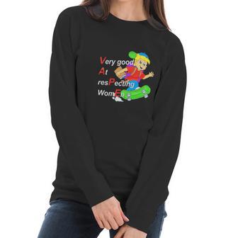 Yeah I Vape Very Good At Respecting Women Women Long Sleeve Tshirt | Favorety CA