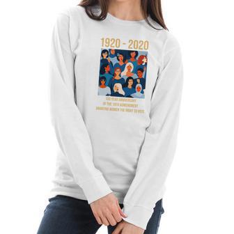 100 Year Anniversary Of The 19Th Amendment Women’S Right Shirt Women Long Sleeve Tshirt | Favorety AU