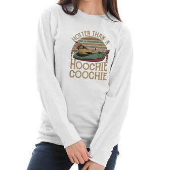 Alan Jackson Hotter Than A Hoochie Coochie Ugly Christmas Shirt Women Long Sleeve Tshirt | Favorety DE