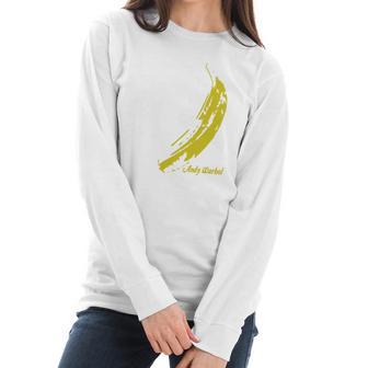 Andy Warhol Banana - Womens Bamboo Performance Tank By All Sport Women Long Sleeve Tshirt | Favorety