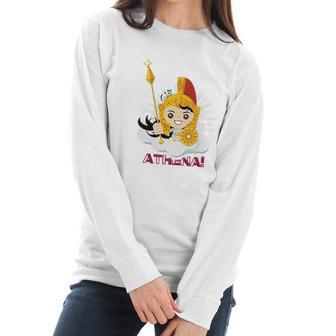 Athena Greek Mythology Goddess Women Long Sleeve Tshirt | Favorety CA