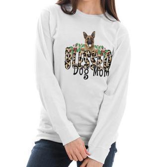 Blessed Dog Mom German Shepherd Women Long Sleeve Tshirt | Favorety AU