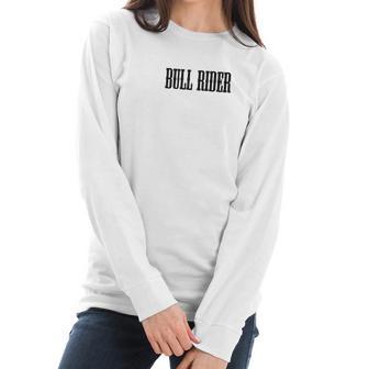 Womens Bull Rider Hotwife Swinger Cuckold Design Women Long Sleeve Tshirt | Favorety AU