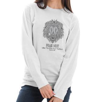 Christian Faith Jesus Yeshua Gifts Fear Not Women Long Sleeve Tshirt | Favorety AU