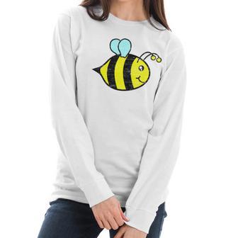 Cute Chubby Honey Bee Beekeeper Women Long Sleeve Tshirt | Favorety