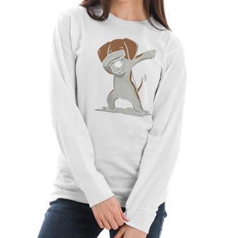 Dabbing-Beagle-Christmas-2018 Women Long Sleeve Tshirt | Favorety