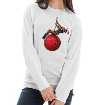 Deadpool Christmas Funny Parody Unisex T-Shirt Women Long Sleeve Tshirt | Favorety UK