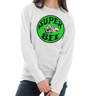 Dodge Super Bee 2 Graphic Design Printed Casual Daily Basic Women Long Sleeve Tshirt | Favorety UK