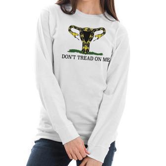 Dont Tread On Me Uterus Snake Unisex Protect Roe V Wade Womens Pro Choice Abortion Rights Women Long Sleeve Tshirt | Favorety UK