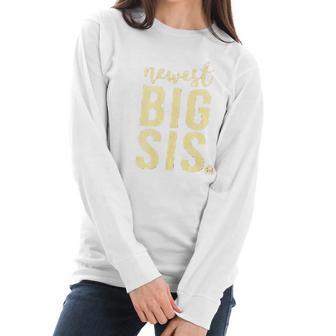 Fayfaire Big Sister Newest Big Sis Women Long Sleeve Tshirt | Favorety