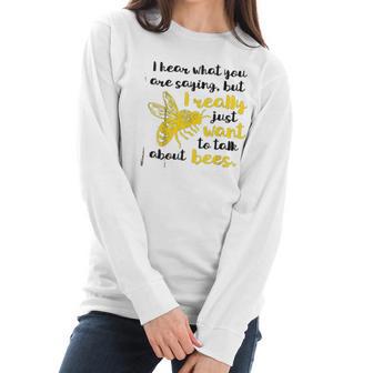 Funny Beekeeping Great Gift For Honey Bee Keper Love Women Long Sleeve Tshirt | Favorety DE