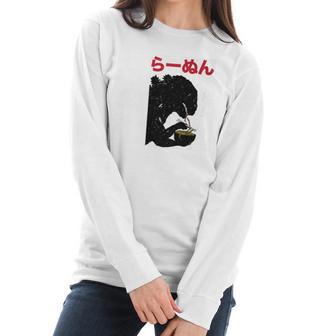 Funny Kaiju Ramen Street Wear Anime Manga Christmas Women Long Sleeve Tshirt | Favorety UK