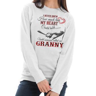 Granny Grandma Gift Until Someone Called Me Granny Women Long Sleeve Tshirt | Favorety