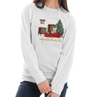 This Is My Hallmark Christmas Movie Watching Women Long Sleeve Tshirt | Favorety AU