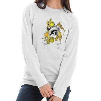 Womens Harry Potter Urban Elegance Hufflepuff Badger Women Long Sleeve Tshirt | Favorety UK