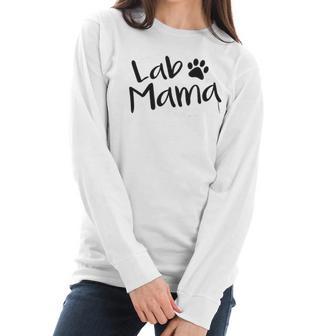 Kiddad Womens Lab Mama Women Long Sleeve Tshirt | Favorety