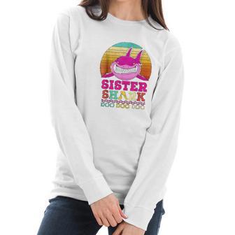 Kids Sister Baby Shark Women Long Sleeve Tshirt | Favorety DE