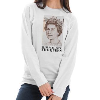 Her Majesty The Queen Men Women T-Shirt Graphic Print Casual Unisex Tee Women Long Sleeve Tshirt | Favorety CA