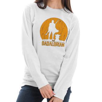 The Mandalorian Dadalorian Best Christmas Gifts For Dad Women Long Sleeve Tshirt | Favorety AU