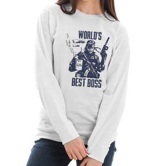 Metal Gear Solid Best Boss Coffee Women Long Sleeve Tshirt | Favorety AU