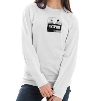 Moroccan Style Horse Drawn Carriage Design Women Long Sleeve Tshirt | Favorety UK