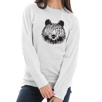 Mousya Women Mom Funny Mama Bear Sunglass Women Long Sleeve Tshirt | Favorety AU