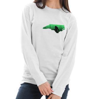 North Carolina Bigfoot Sasquatch Nc Men Women Gift Women Long Sleeve Tshirt | Favorety CA