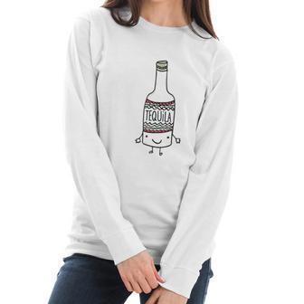 Panoware Matching Couples Tequila And Lime Women Long Sleeve Tshirt | Favorety CA