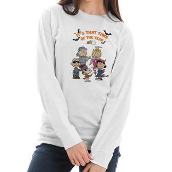 Peanuts Halloween Women Tshirt Women Long Sleeve Tshirt | Favorety CA