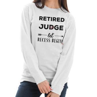 Retired Judge Best Law Coffee Cup Judges Women Long Sleeve Tshirt | Favorety