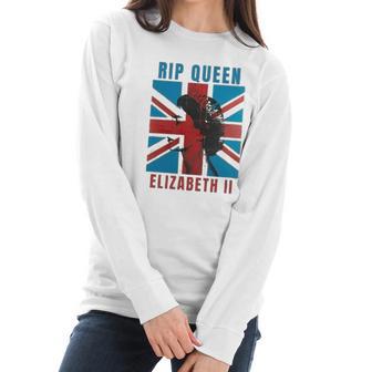 RIP Queen Elizabeth II United Kingdom 1926-2022 Men Women T-Shirt Graphic Print Casual Unisex Tee Women Long Sleeve Tshirt | Favorety CA