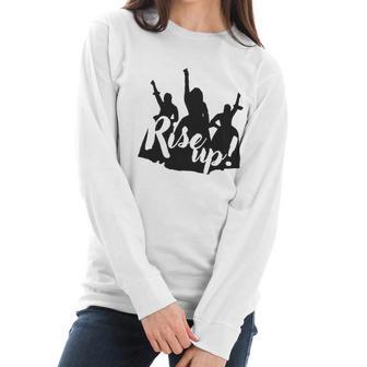 Rise Up Women Hamilton Women Long Sleeve Tshirt | Favorety AU