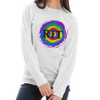 Rochester Institute Of Technology University Rainbow Flag 2020 Women Long Sleeve Tshirt | Favorety CA