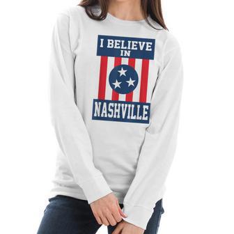 Tornado Nashville Strong I Believe In Tennessee Men Women T-Shirt Graphic Print Casual Unisex Tee Women Long Sleeve Tshirt | Favorety UK