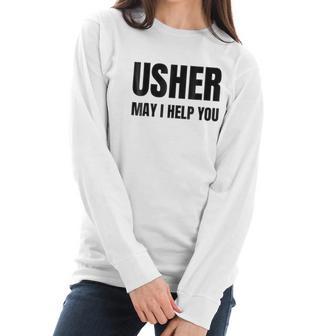 Usher Uniform Christians Gift Women Long Sleeve Tshirt | Favorety UK