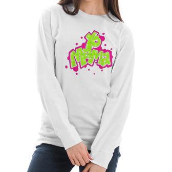 Yo Mama Old Skool Style 90S Hip Hop Party Women Long Sleeve Tshirt | Favorety DE