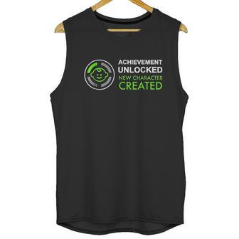 1St Fathers Day Achievement Unlocked Fatherhood Men Tank Top | Favorety AU