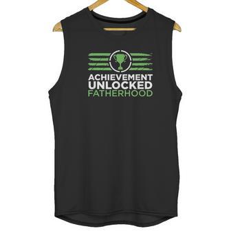 Achievement Unlocked Fatherhood Future Gamer Daddy Men Tank Top | Favorety AU