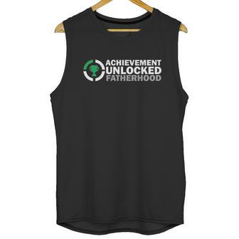 Achievement Unlocked Fatherhood And New Character Created Men Tank Top | Favorety UK