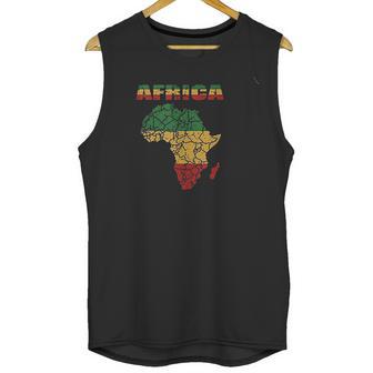 African Continent Afro American Reggae Flag Men Tank Top | Favorety