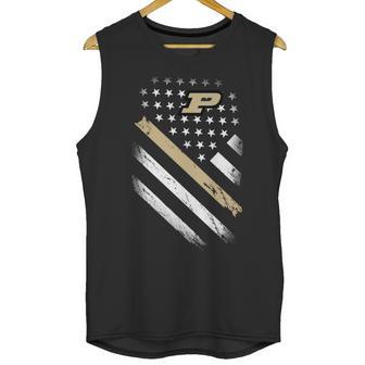 American Purdue Boilermakers Flag Men Tank Top | Favorety UK