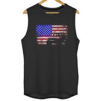 American Us Flag Jeep Men Tank Top | Favorety