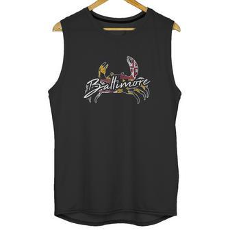 Baltimore Maryland Flag Crab Men Tank Top | Favorety UK