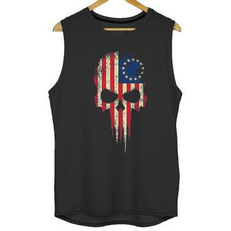 Betsy Ross Flag American Usa Patriotic Proud Democrat Gift Men Tank Top | Favorety