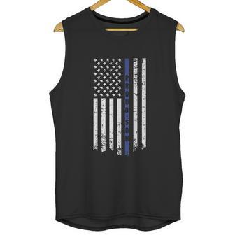 Big Boys Proud Son Thin Blue Line Flag Youth Men Tank Top | Favorety DE