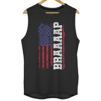 Braap American Flag Usa Patriotic Motocross Men Tank Top | Favorety AU