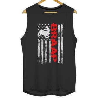 Braap Vintage Usa American Flag Quad Bike Atv Gift Funny Gift Graphic Design Printed Casual Daily Basic Men Tank Top | Favorety