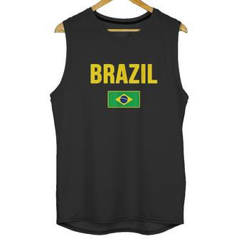 Brasil Brazilian Flag Brazil Souvenir Gift Camiseta Men Tank Top | Favorety UK