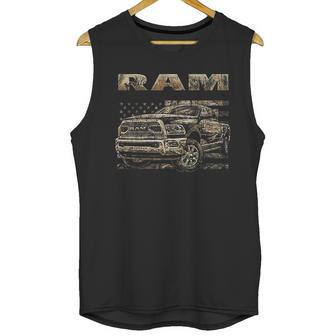 Buck Wear Ram 18 Camo Flag 5 Oz Range Men Tank Top | Favorety CA